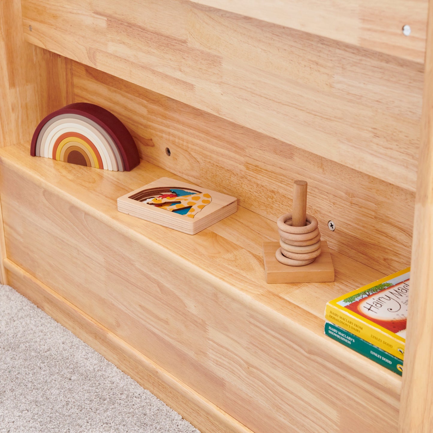 Montessori Hideaway Bookshelf