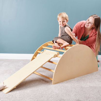 NEW | Multi-Use Arch + Wooden Slide & Ramp Combo