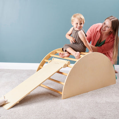 NEW | Multi-Use Arch + Wooden Slide & Ramp Combo