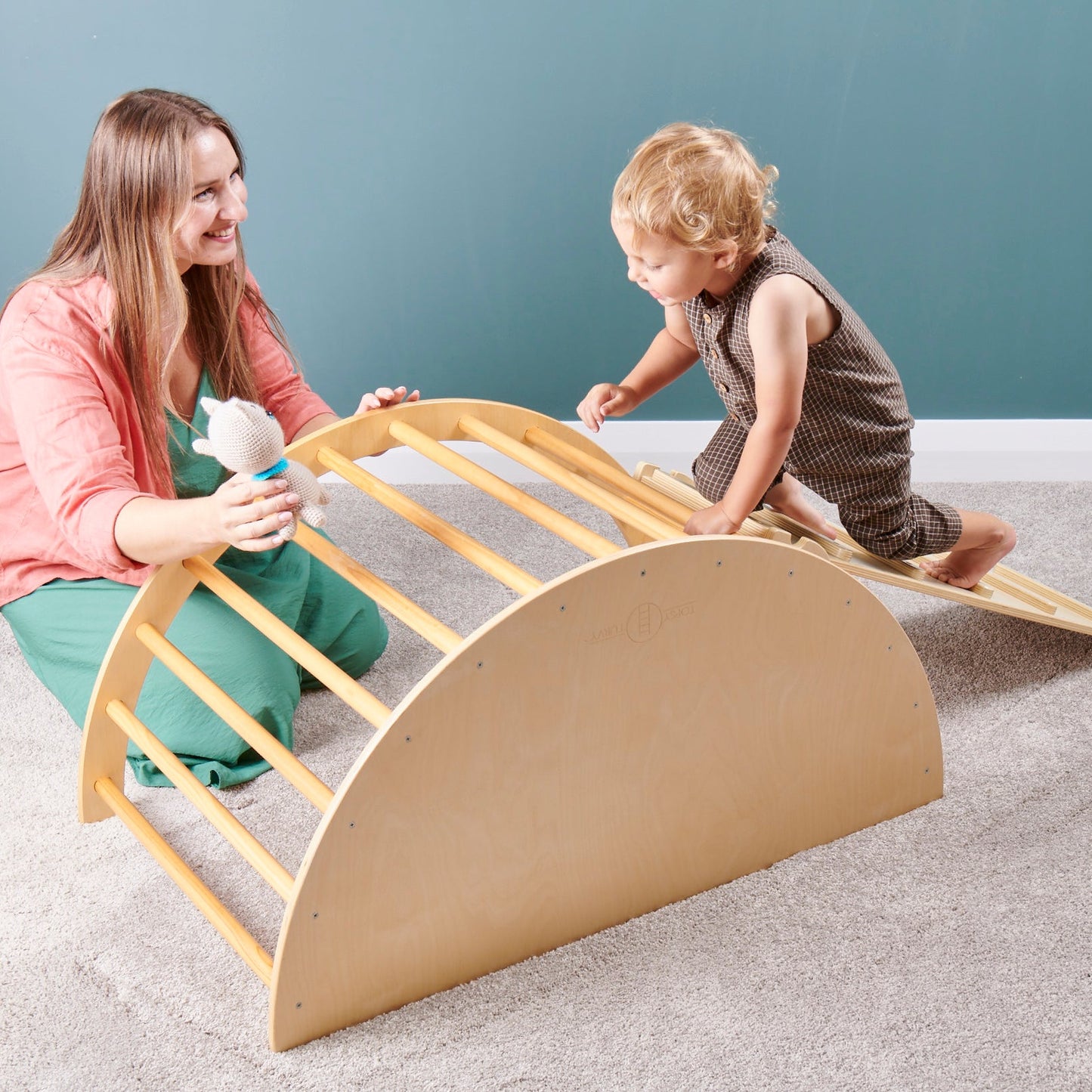 NEW | Multi-Use Arch + Wooden Slide & Ramp Combo