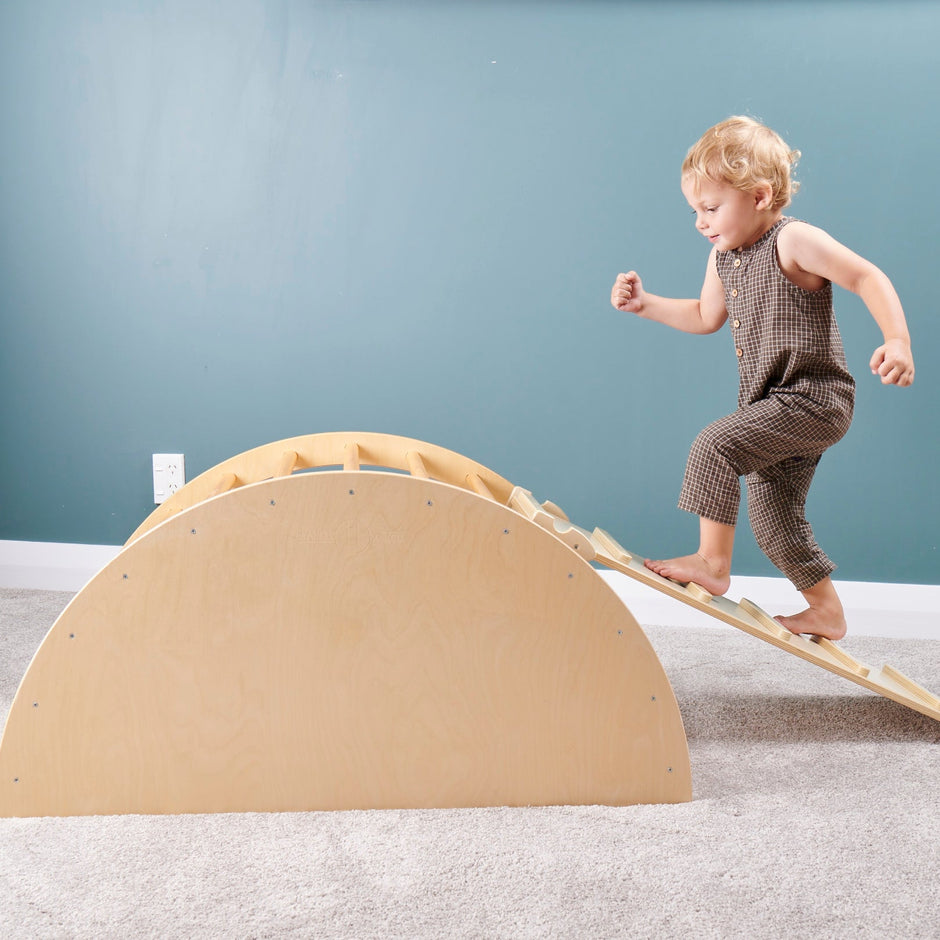 NEW | Multi-Use Arch + Wooden Slide & Ramp Combo