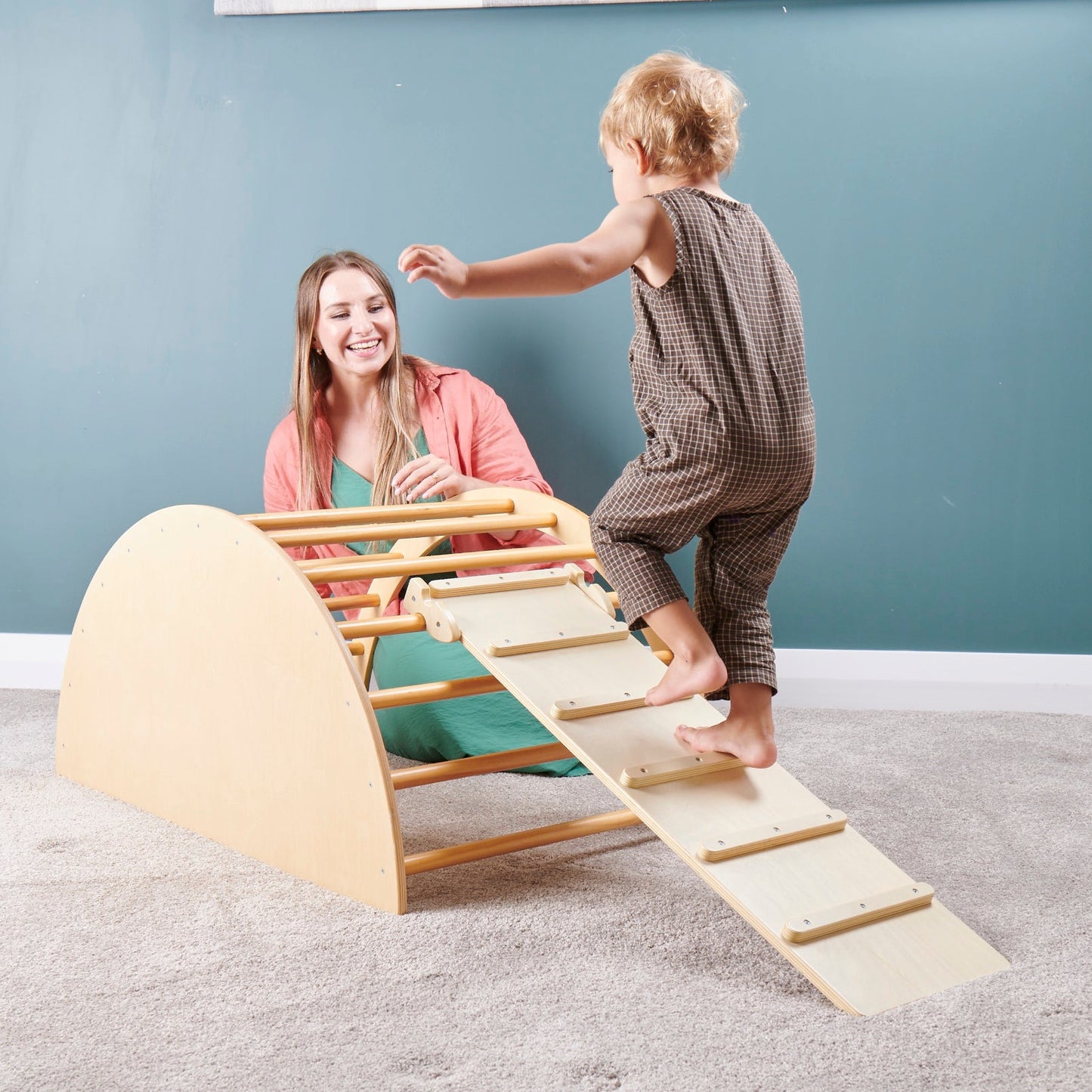 Wooden Slide & Ramp