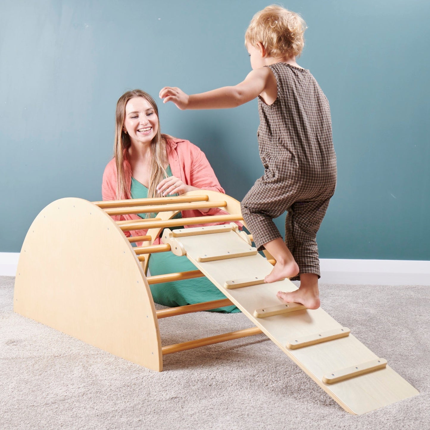 NEW | Multi-Use Arch + Wooden Slide & Ramp Combo