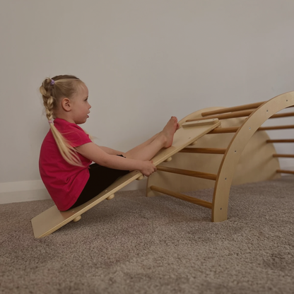 NEW | Multi-Use Arch + Wooden Slide & Ramp Combo