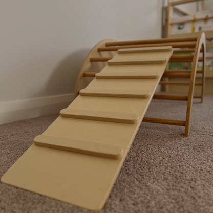 NEW | Multi-Use Arch + Wooden Slide & Ramp Combo